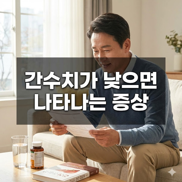 간수치가 낮으면 나타나는 증상