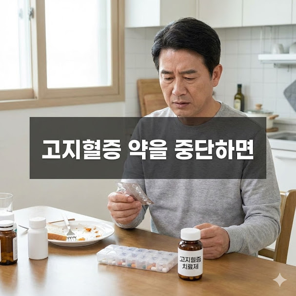 고지혈증 약을 중단하면