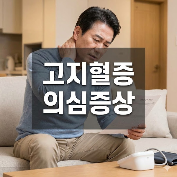고지혈증 의심증상