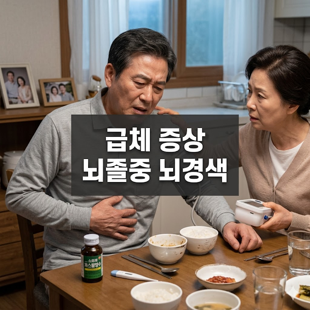 급체 증상 뇌졸중 뇌경색
