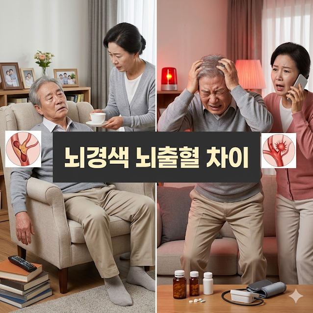 뇌경색 뇌출혈 차이