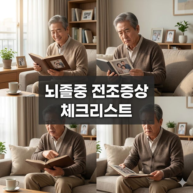 뇌졸중 전조증상 체크리스트