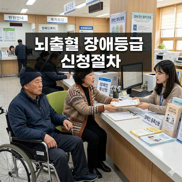 뇌출혈 장애등급 신청절차