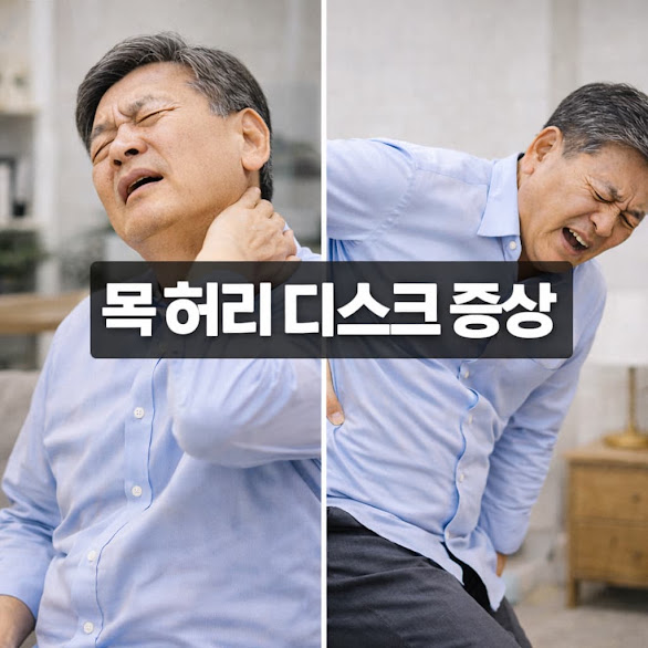 목 허리 디스크 증상