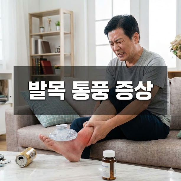 발목 통풍 증상, 진단부터 생활 습관까지