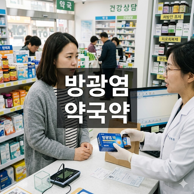 방광염 약국약