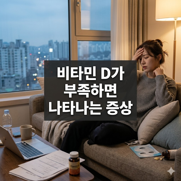 비타민D가 부족하면 나타나는 증상