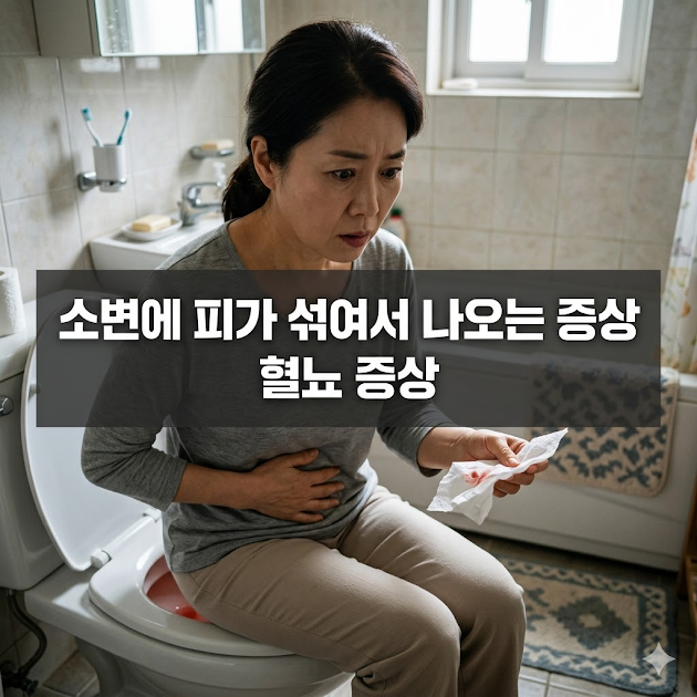 소변에 피가 섞여서 나오는 증상 혈뇨 증상