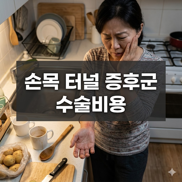 손목 터널 증후군 수술비용