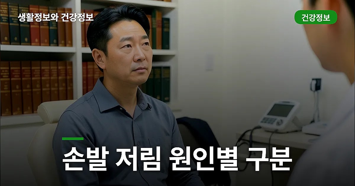 손발 저림 원인별 구분