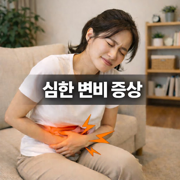 심한 변비 증상