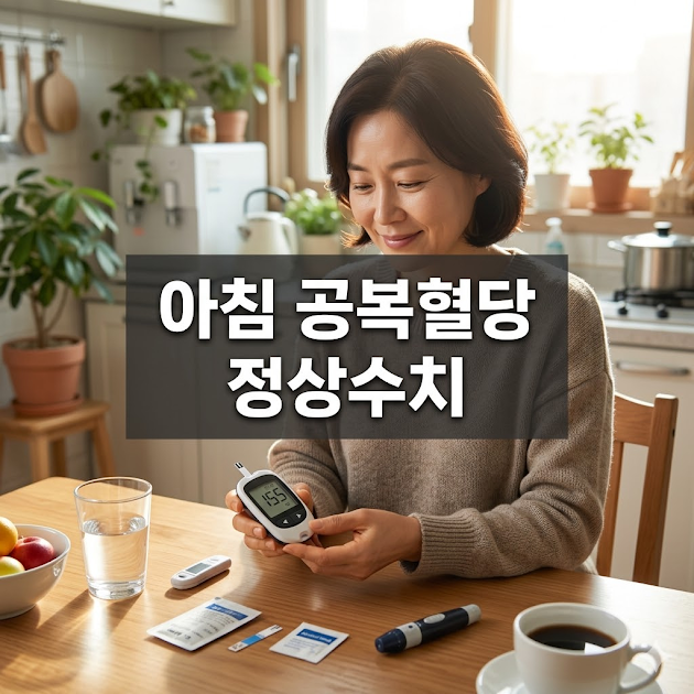아침 공복혈당 정상수치