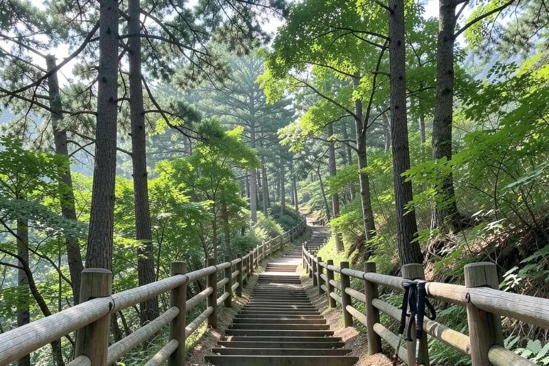 등산과 아킬레스건 부담