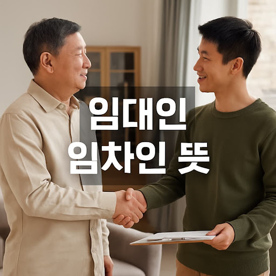 임대인·임차인 뜻