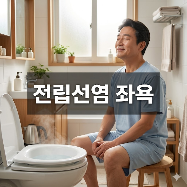 전립선염 좌욕 효과부터 주의사항까지