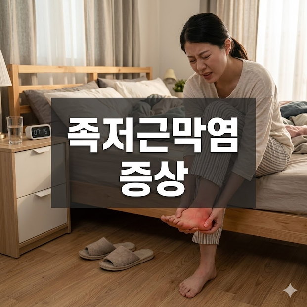 족저근막염 증상, 핵심 증상과 자가 진단법