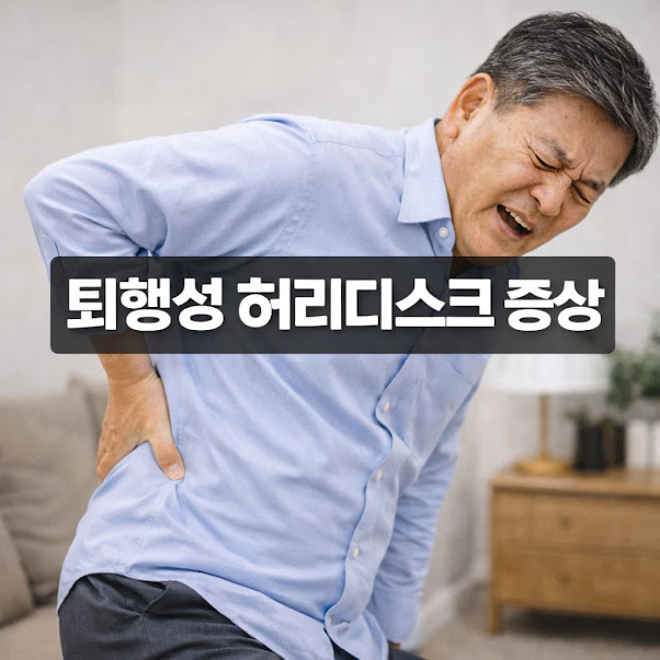 퇴행성 허리디스크 증상