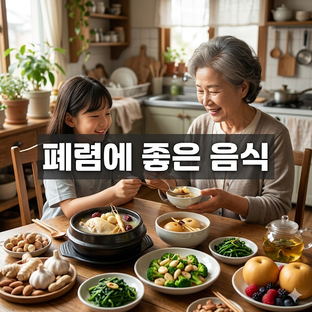 폐렴에 좋은 음식