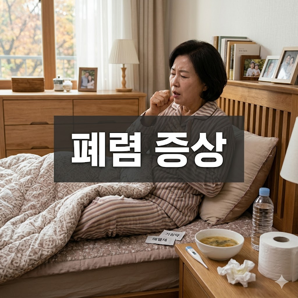폐렴 증상 총정리: 감기와 독감과의 차이, 유형별 대처법