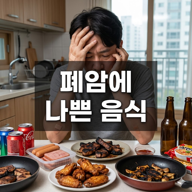 폐암에 나쁜 음식