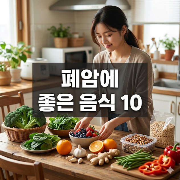 폐암에 좋은 음식 10