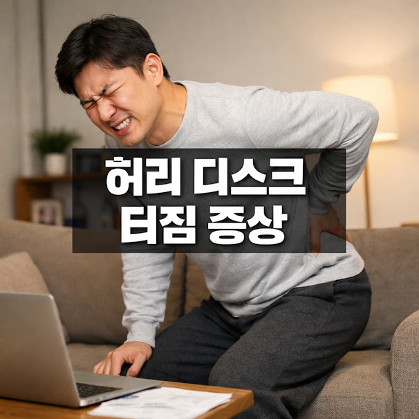 허리 디스크 터짐 증상