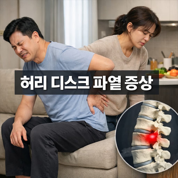 허리 디스크 파열 증상