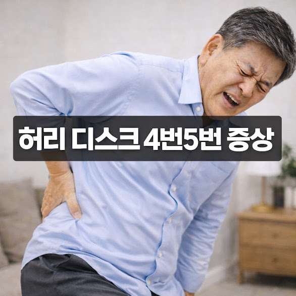 허리 디스크 4번5번 증상