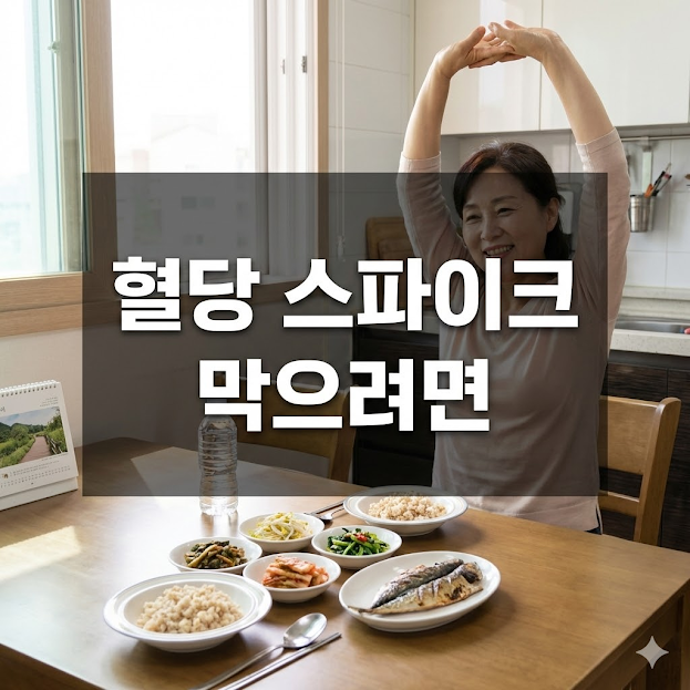혈당 스파이크 막으려면