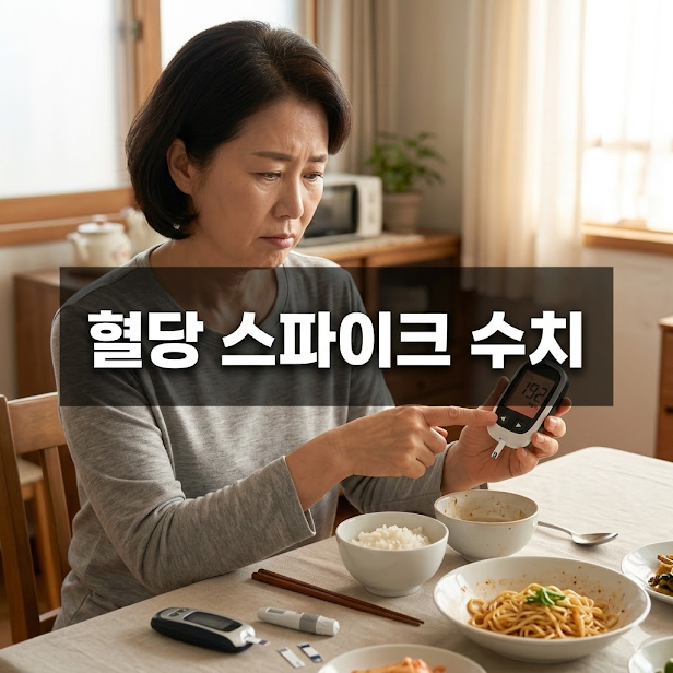 혈당 스파이크 수치