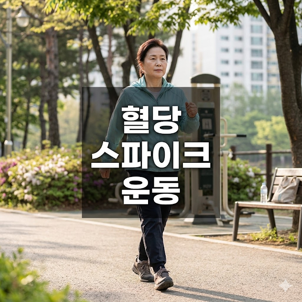 혈당 스파이크 운동