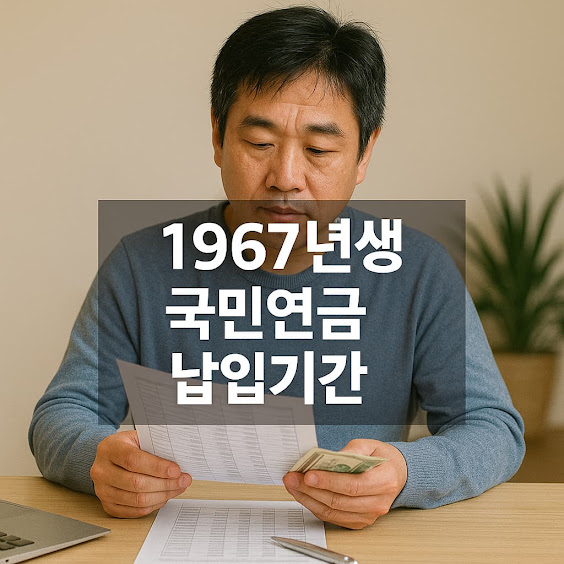 1967년생 국민연금 수령 가능 연령
