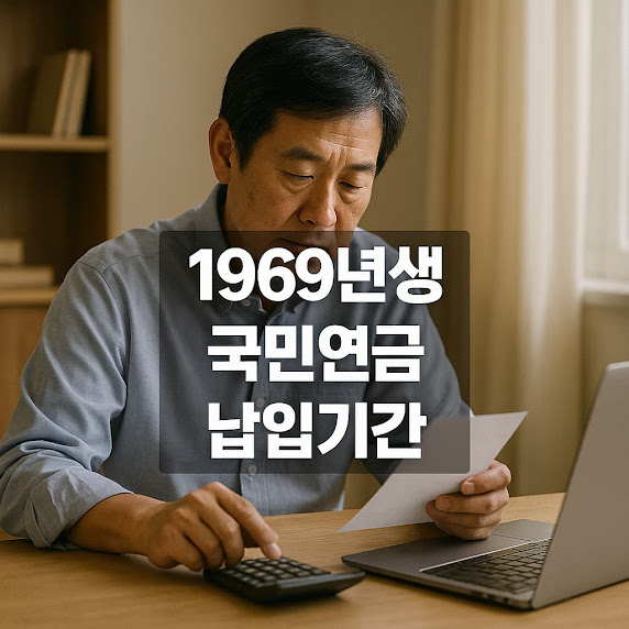 1969년생 국민연금 납입기간