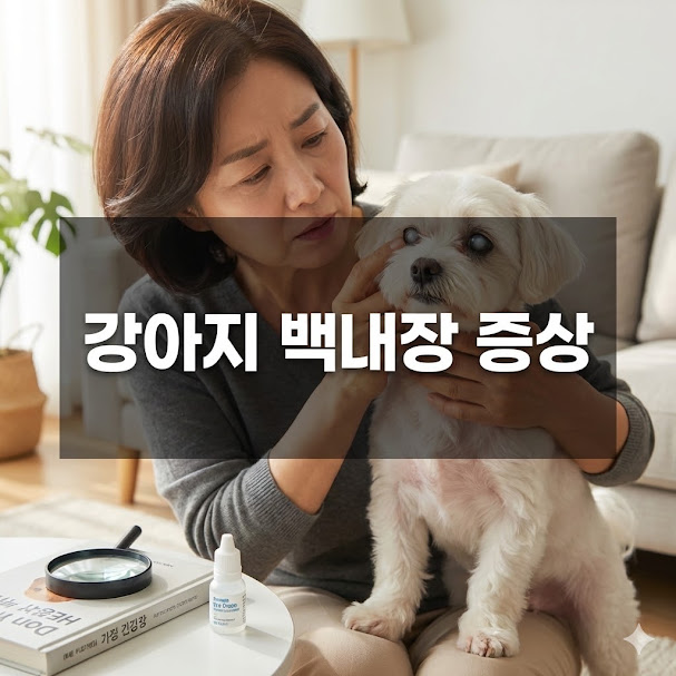 강아지 백내장 증상, 우리 아이 눈 지키는 보호자 필독 가이드