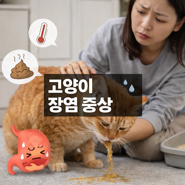 고양이 장염 증상