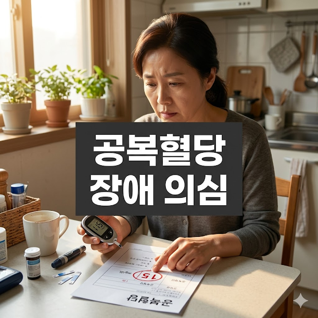 공복혈당 장애 의심