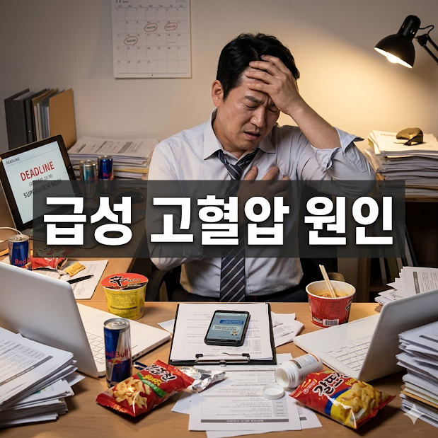 급성 고혈압 원인과 긴급 대처법