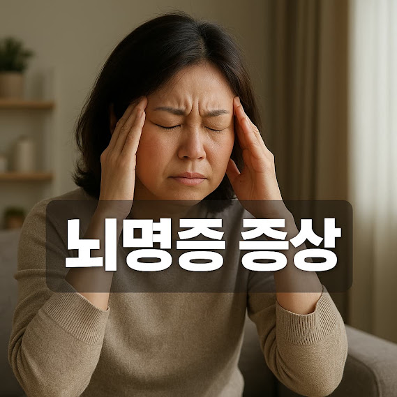 뇌명증 증상