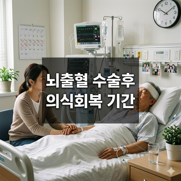뇌출혈 수술후 의식회복 기간