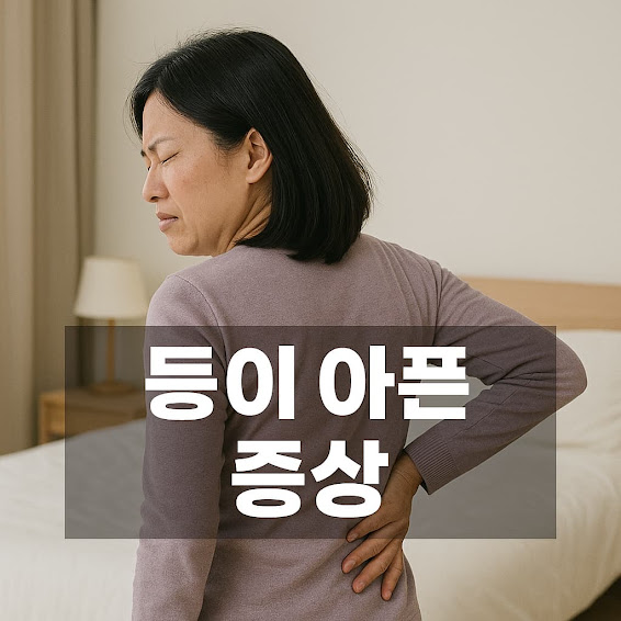 등이 아픈 증상