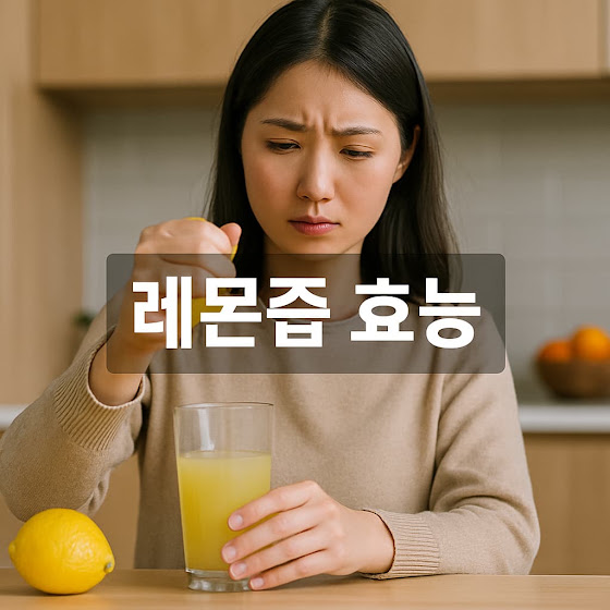 레몬즙 효능