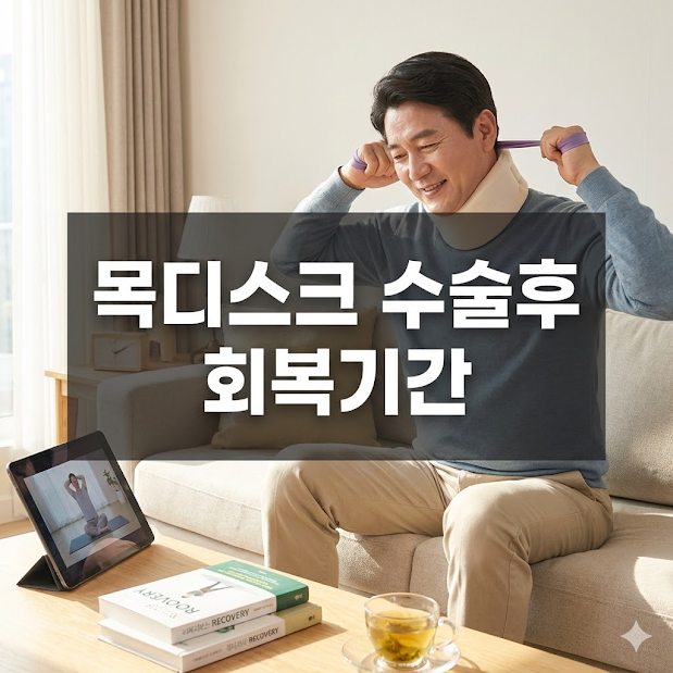 목디스크 수술후 회복기간, 단계별 재활 & 주의사항 총정리