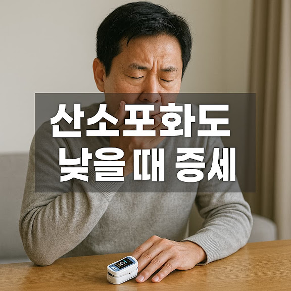 산소포화도 낮을 때 증세와 즉시 확인해야 할 위험 신호