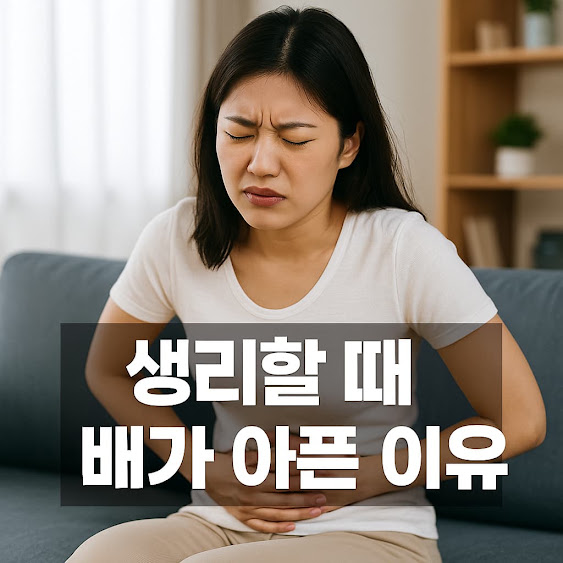 생리할때 배가 아픈이유