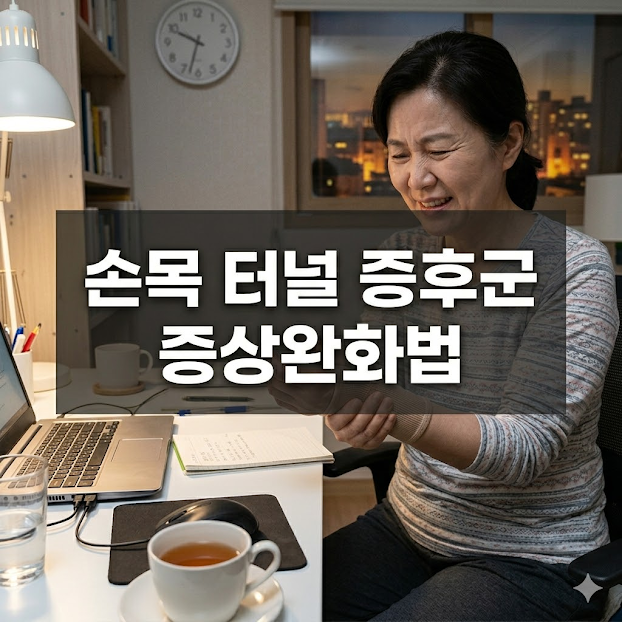 손목 터널 증후군 증상완화법