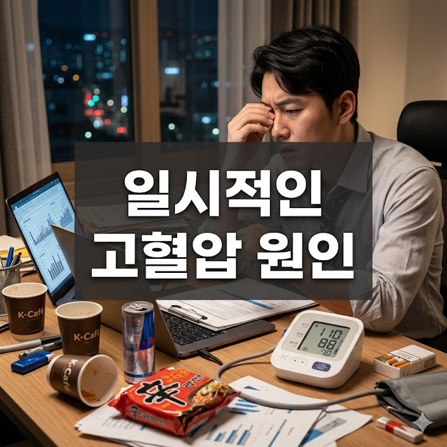 일시적인 고혈압 원인과 대처법