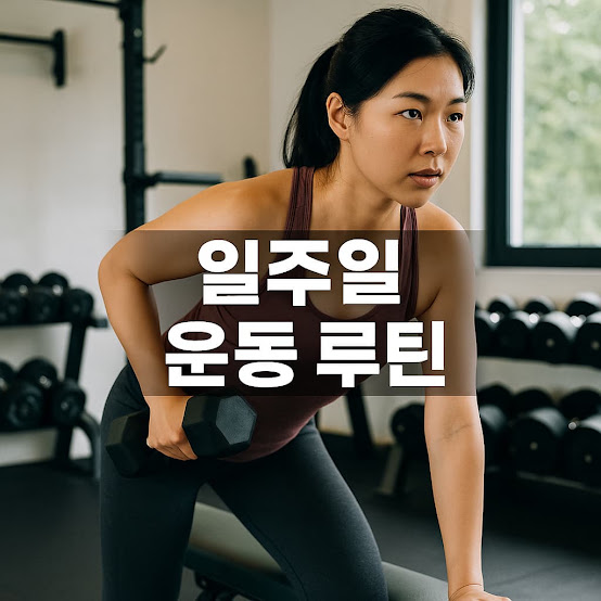 일주일 운동 루틴