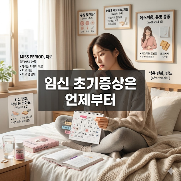 임신 초기증상은 언제부터