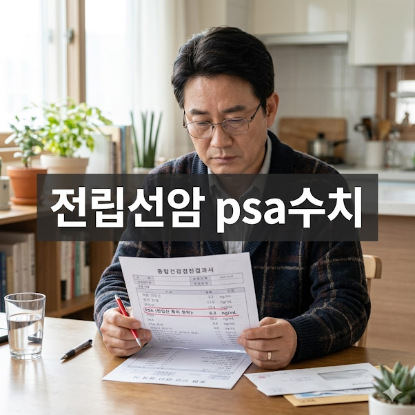 전립선암 psa수치 의미부터 관리까지