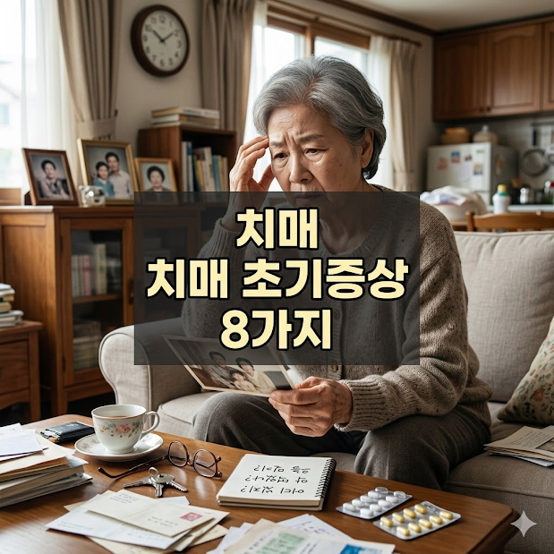 치매 초기증상 8가지 자가진단법